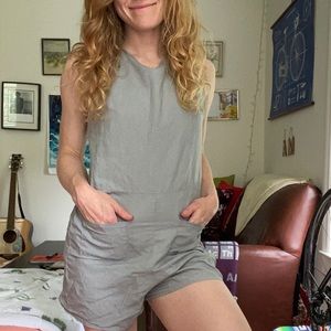 Grey/Blue Romper (Disney X Junk Food)